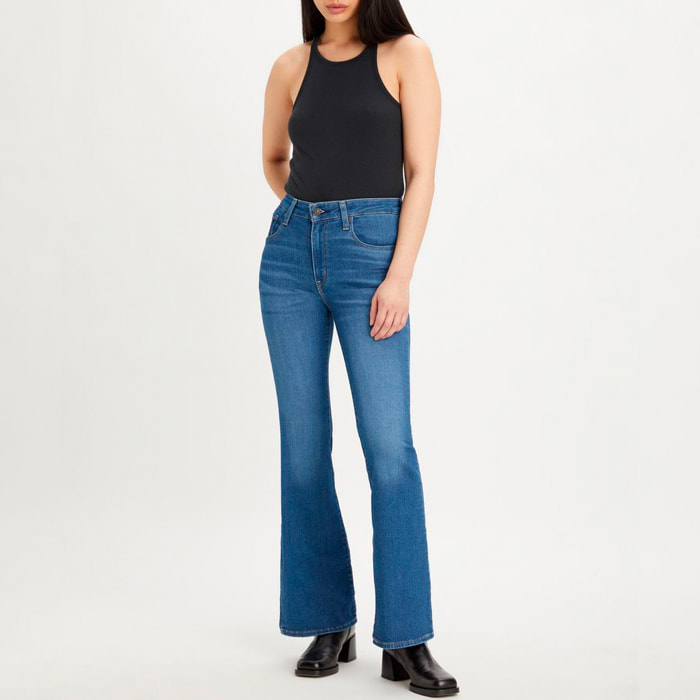 Jean Old Navy Vintage Bleu Denim - Taille Fille 14 Slim Jambe évasée - Occasion TB état