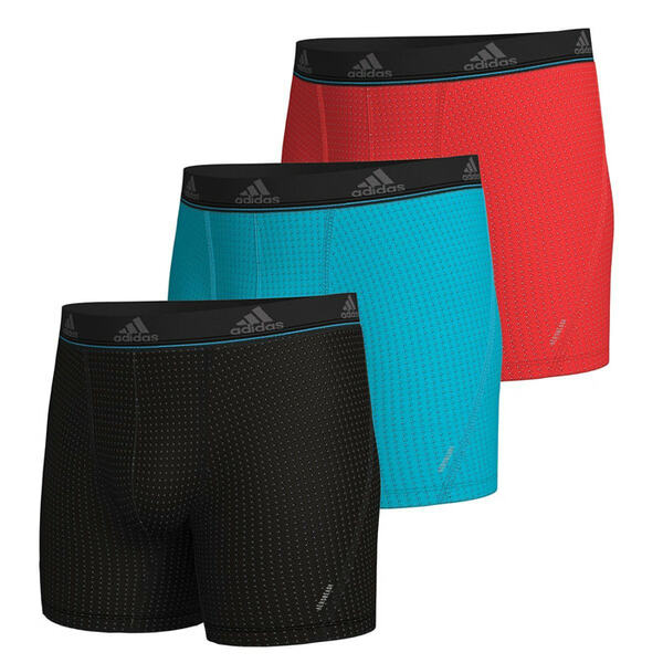 Adidas - boxer Micro Mesh (x3) - noir et rouge - Veepee